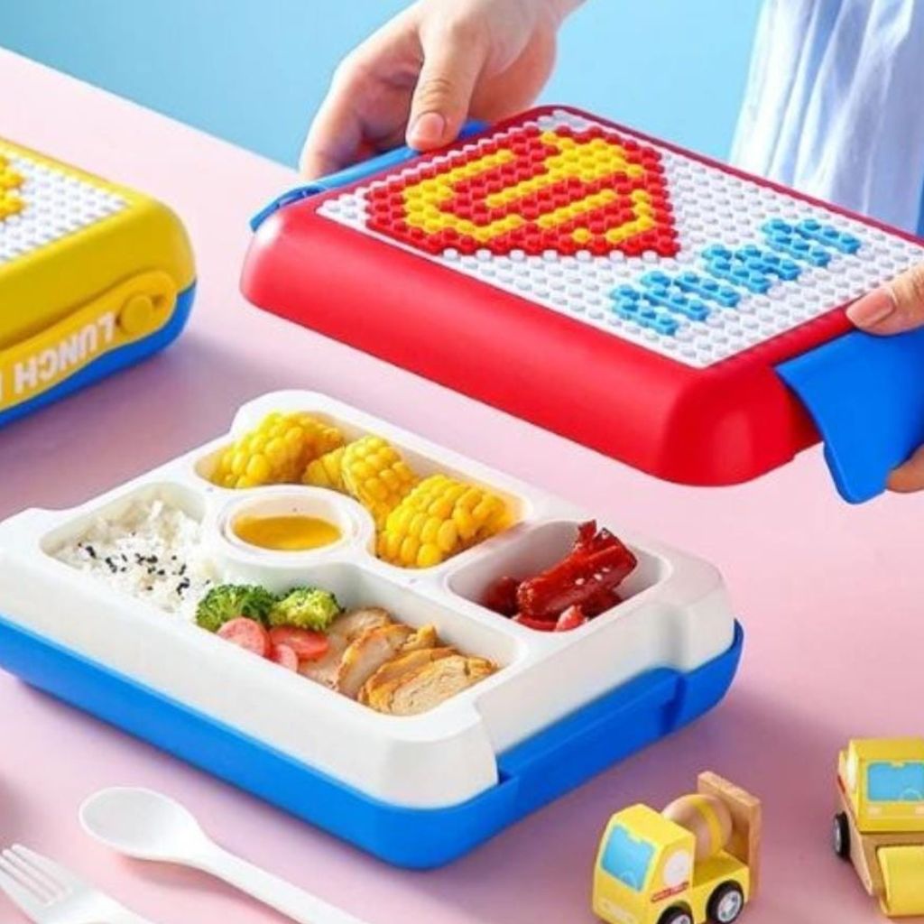 Lego Inspired Bento Lunch Box