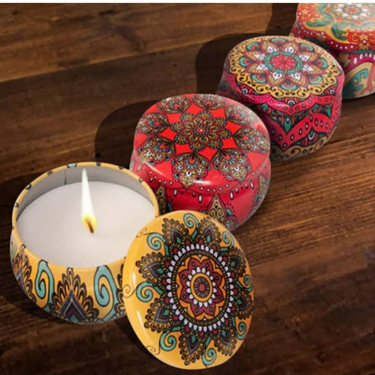 Moroccan Printed Candles