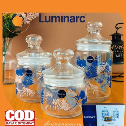 Luminarc 3pc Jar Set