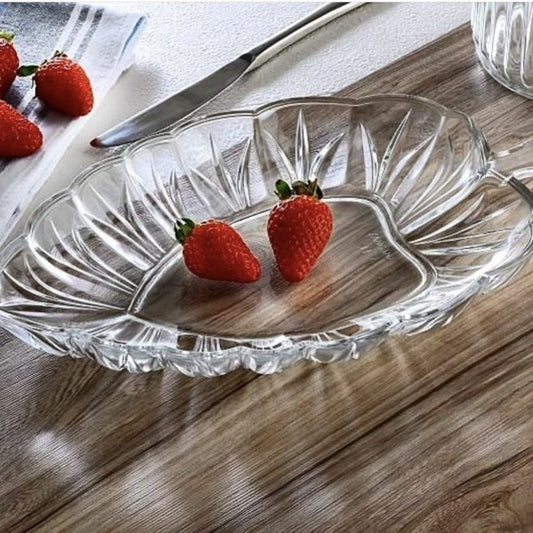 Glass Leaf Platter