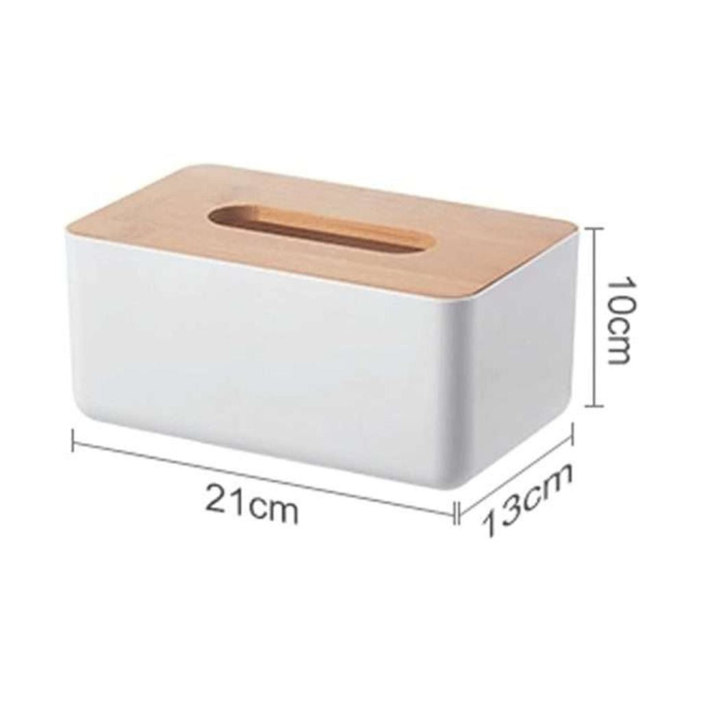 Bamboo Lid Tissue Box