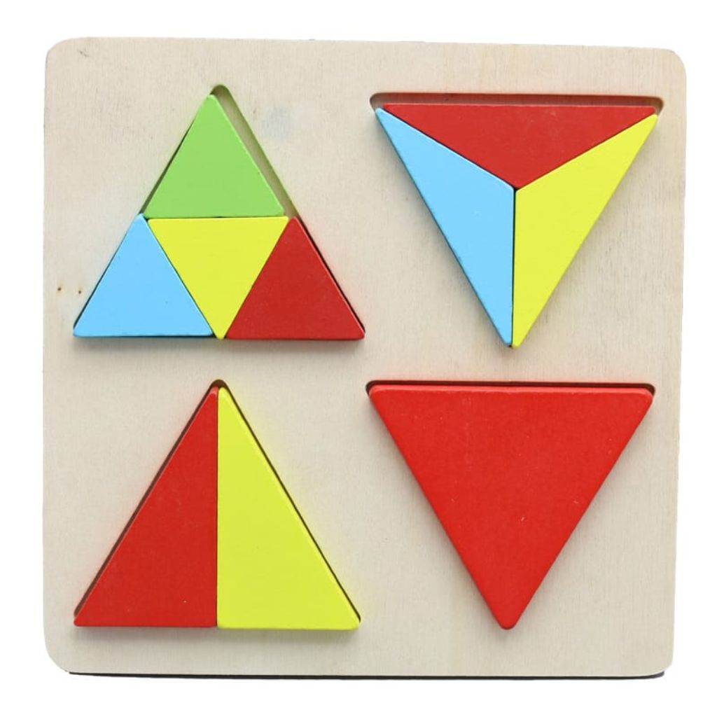 3D Wooden Shapes Puzzle