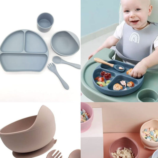 Silicone Baby Feeding Set-5pc