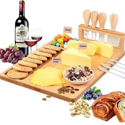 Large Cheese Board with Knife Stand 