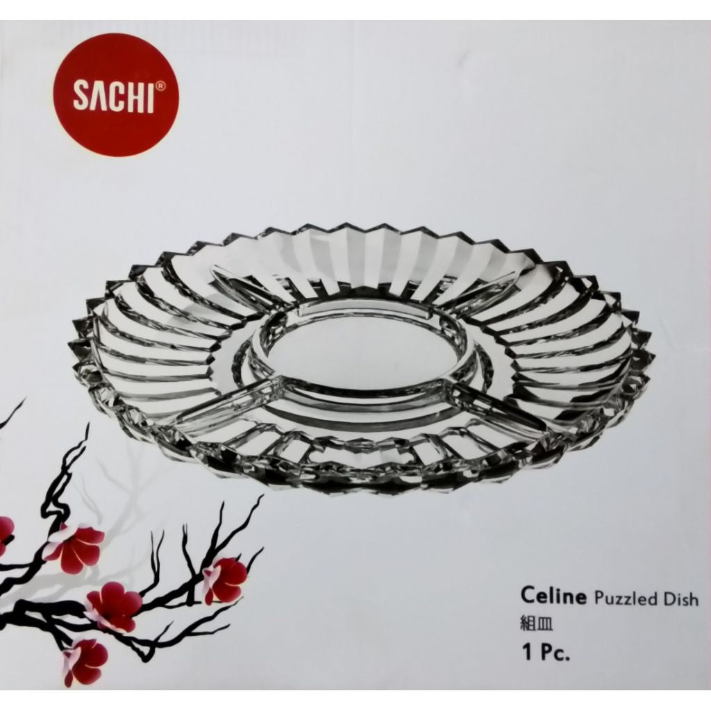 Sachi Celine Wavy Puzzle Dish 