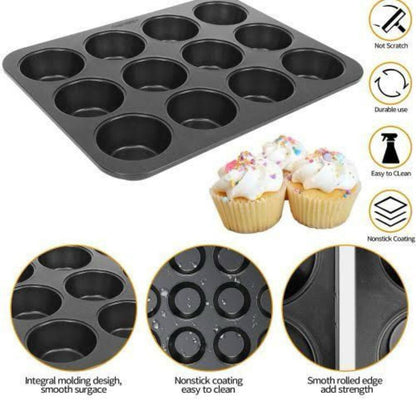 Non Stick 12 Cup Muffin Pan 