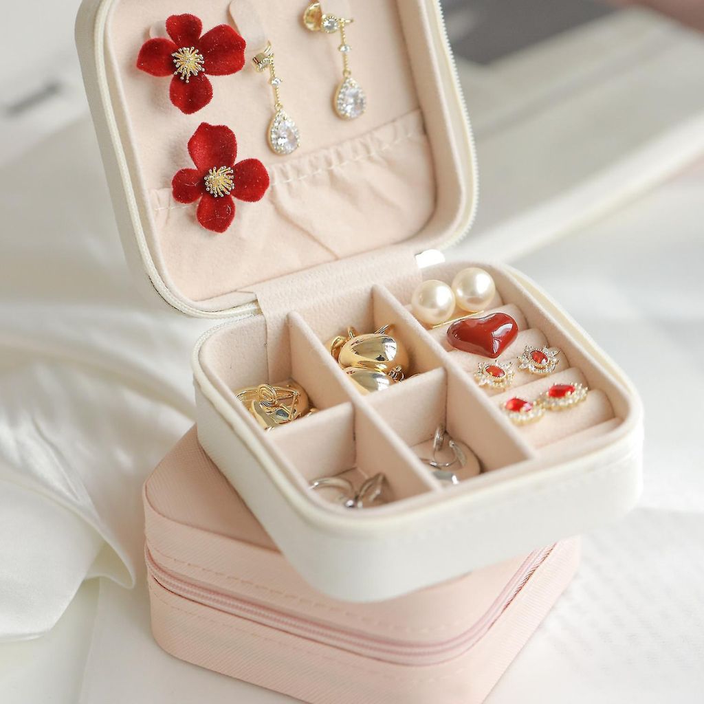 Square Travel Jewelry Box 