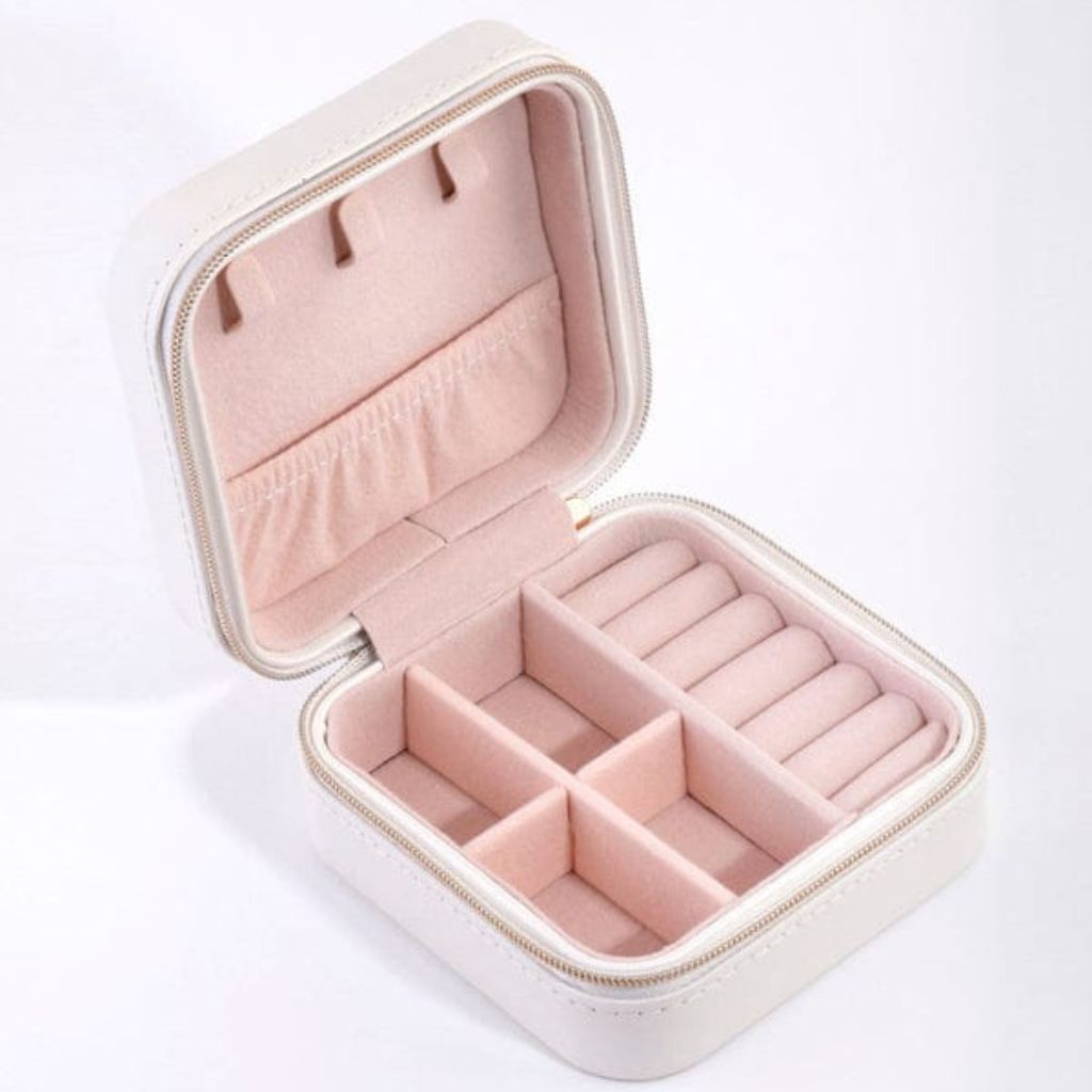 Square Travel Jewelry Box 