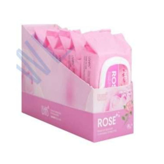 30pc Make up wipes -Rose