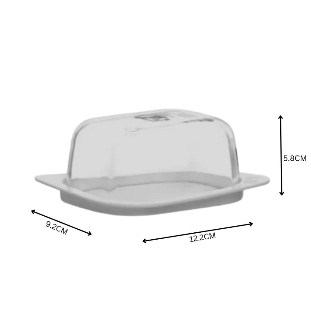 Lav Glass Butter Dish 