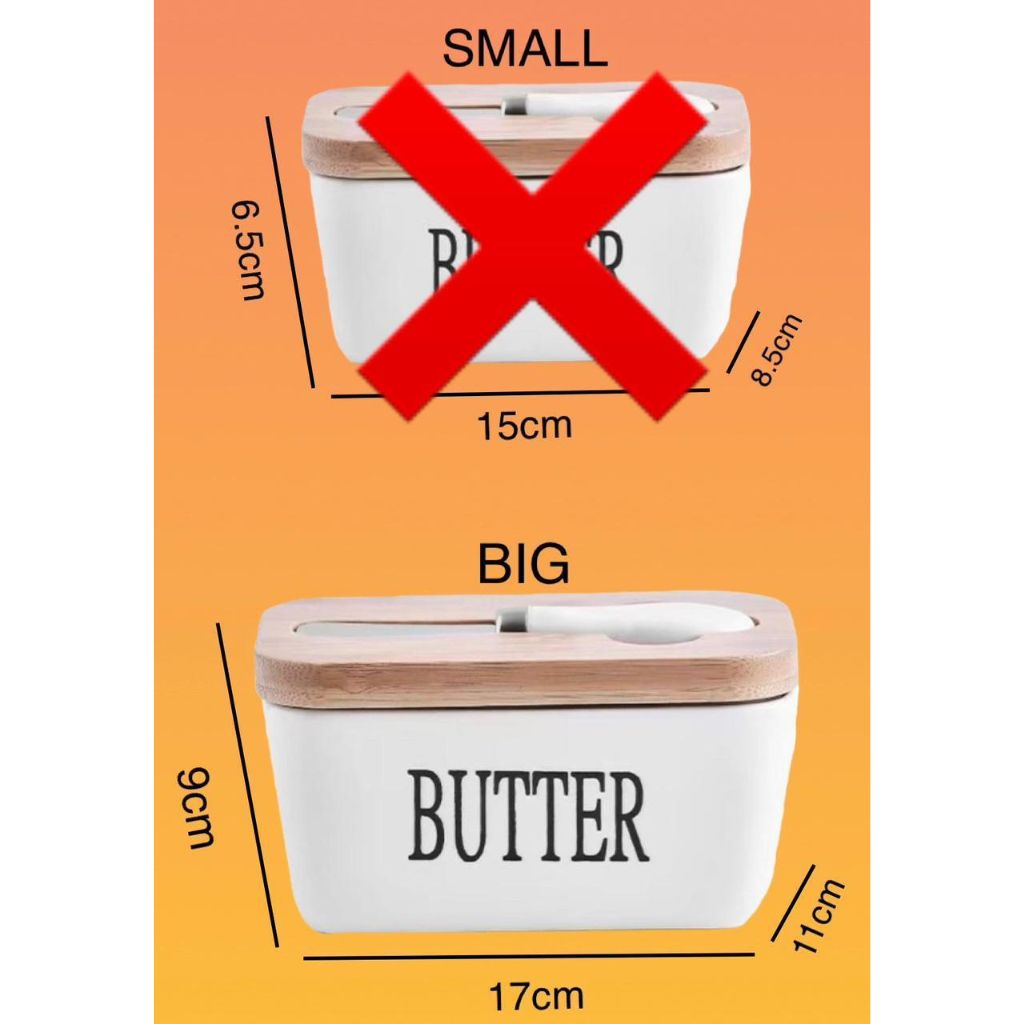 Nordic Butter Dish with Knife