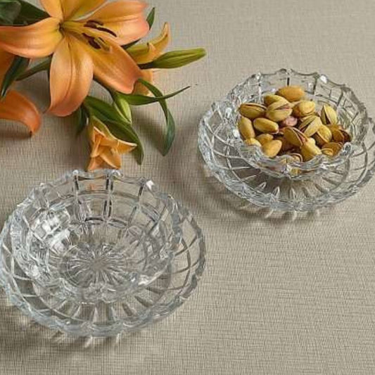 Romance 12pc Nut Bowl And Saucer