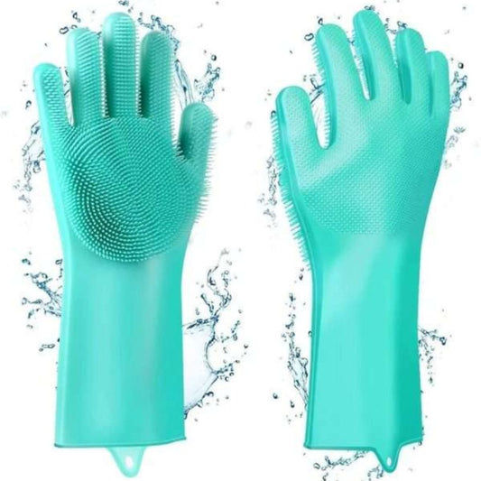 Silicone Wash Gloves 