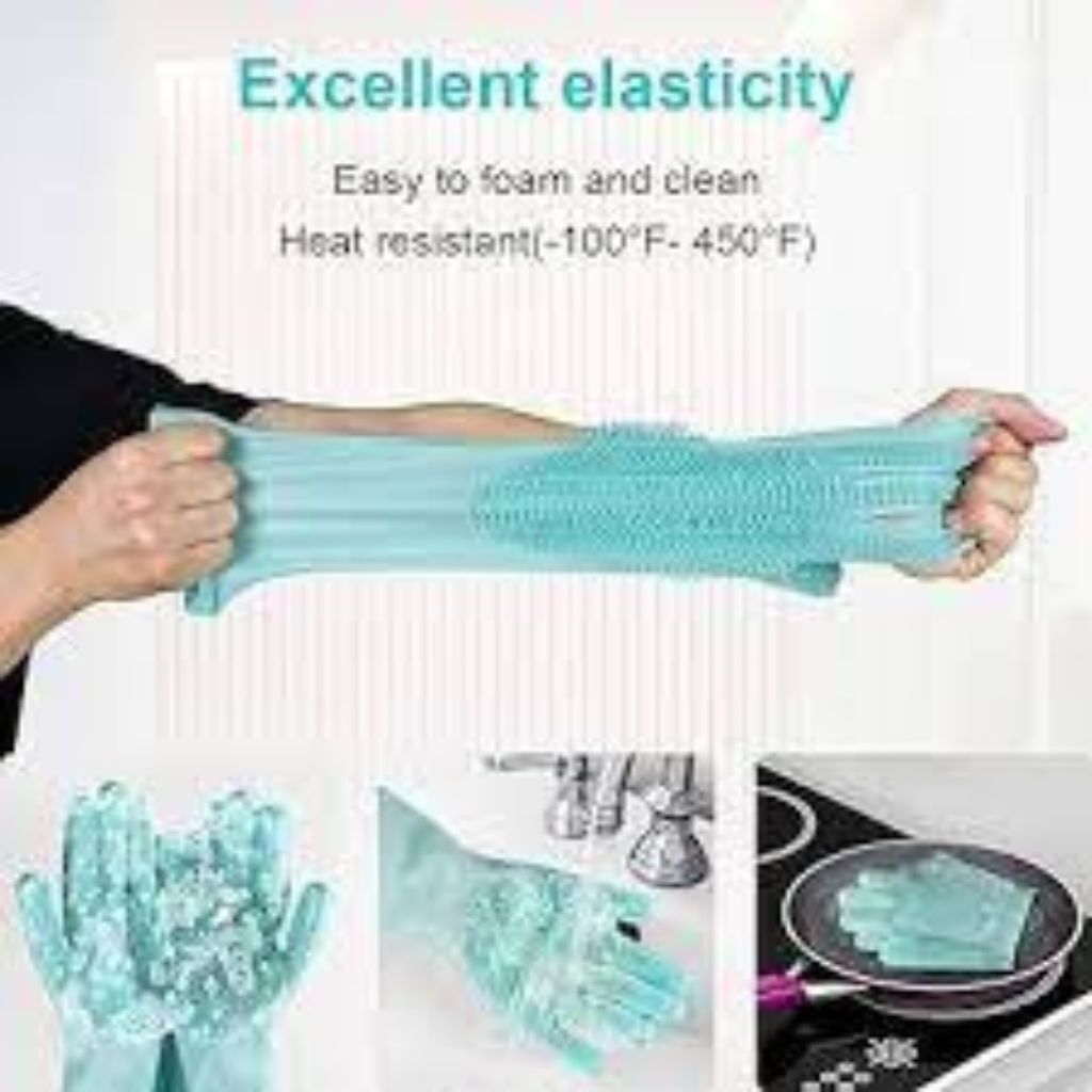 Silicone Wash Gloves 