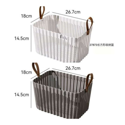 Plastic Storage With Handles-Rectangle