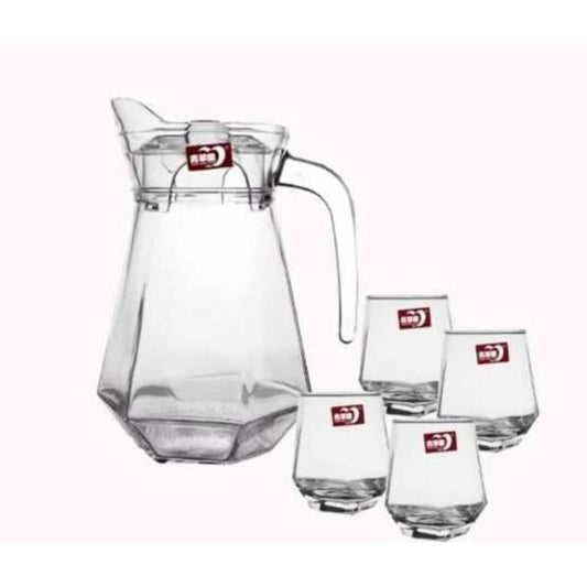 Deli 5pc Diamond Water Set Grey 