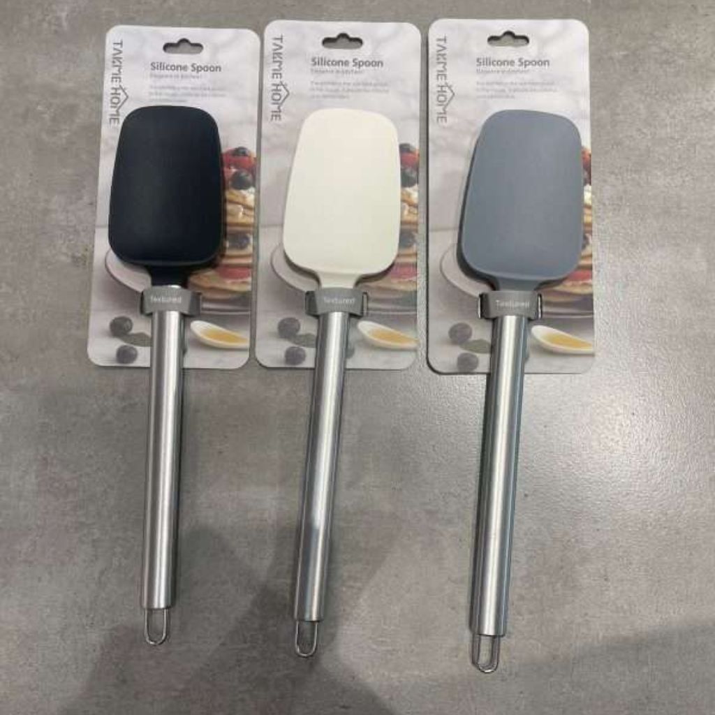 Stainless Steel Handle Silicone Utensils 