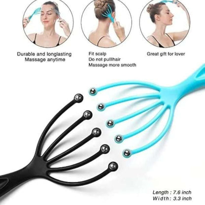 5 claw head massager