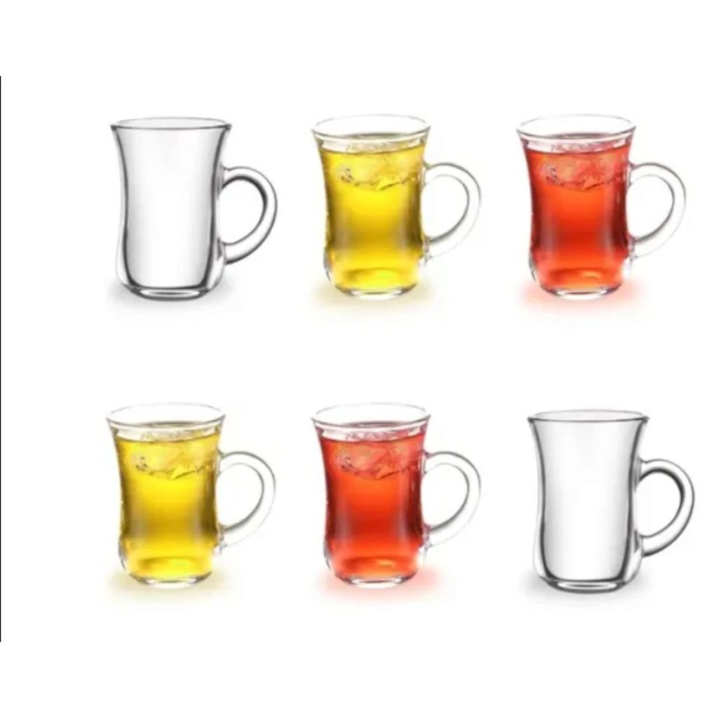 Pasabache 6pc Keyif Turkish Cup With Handle-145ml