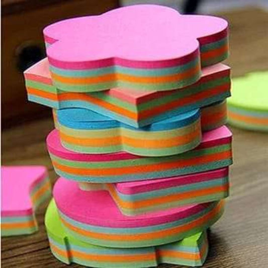 100 Pc Shaped Sticky Notes