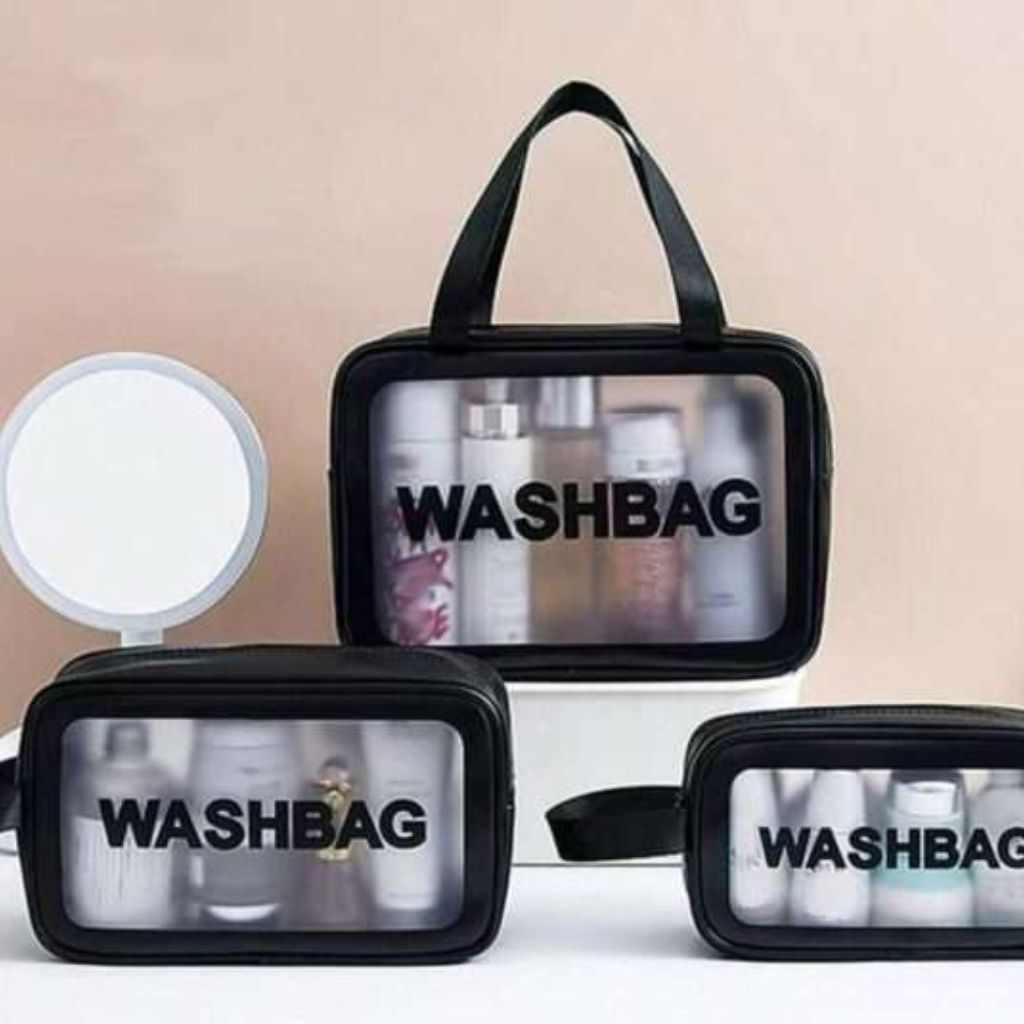 3Pc Wash Bag Set