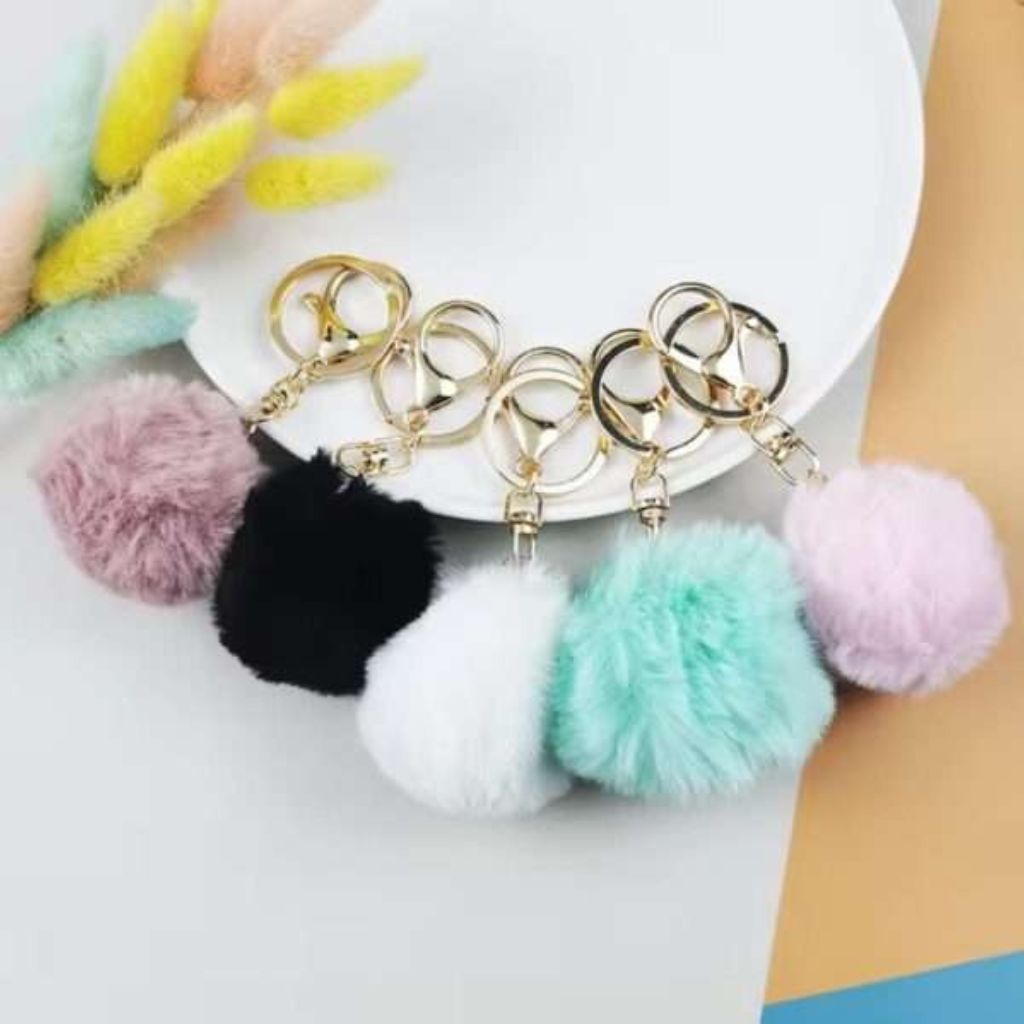 Pom Pom Key ring