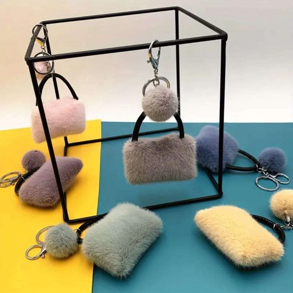 Plush Bag key ring