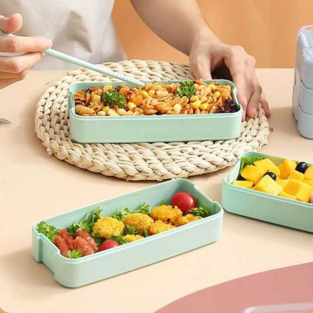 Triple Layer Bento Lunch Box