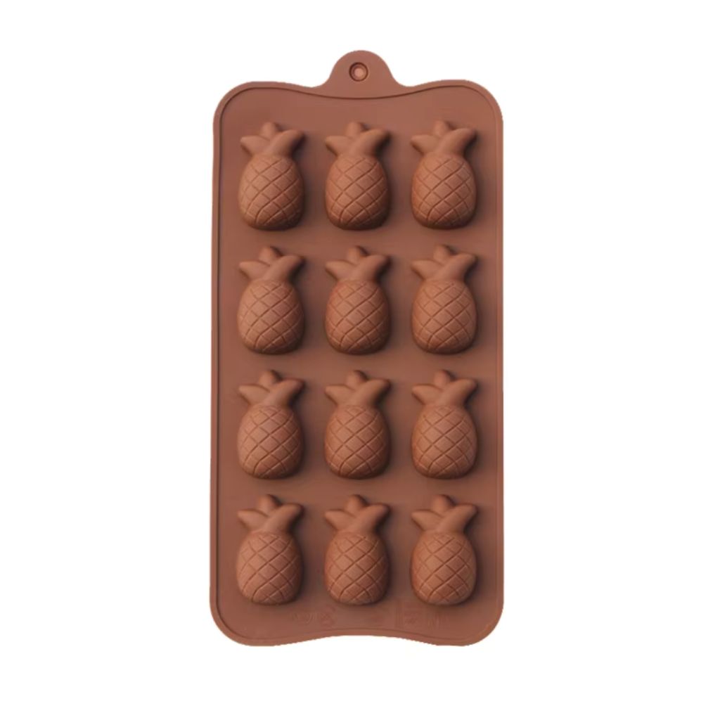 12 Slot Pineapple Silicone Chocolate Mould