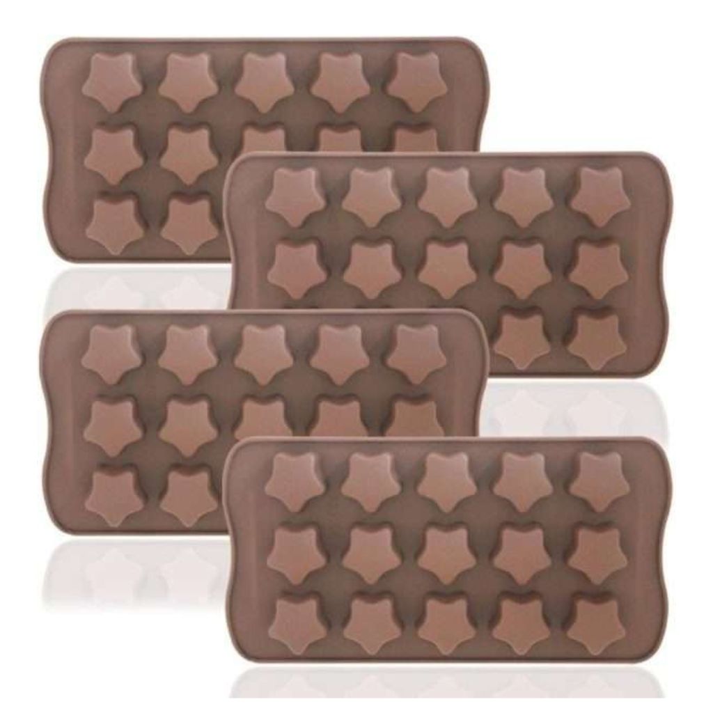 12 Slot Star Silicone Chocolate Mould