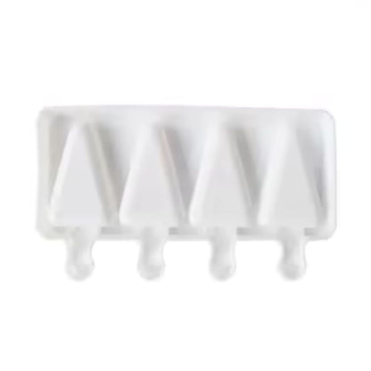 Silicone Ice Cream Mould 3 Slot Triangle 