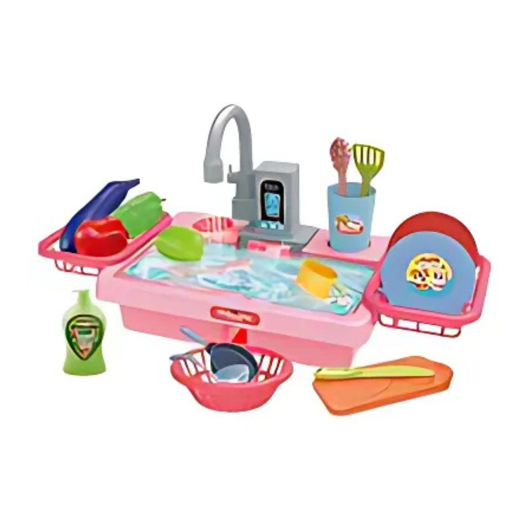 Electric Kids Dishwasher Toy