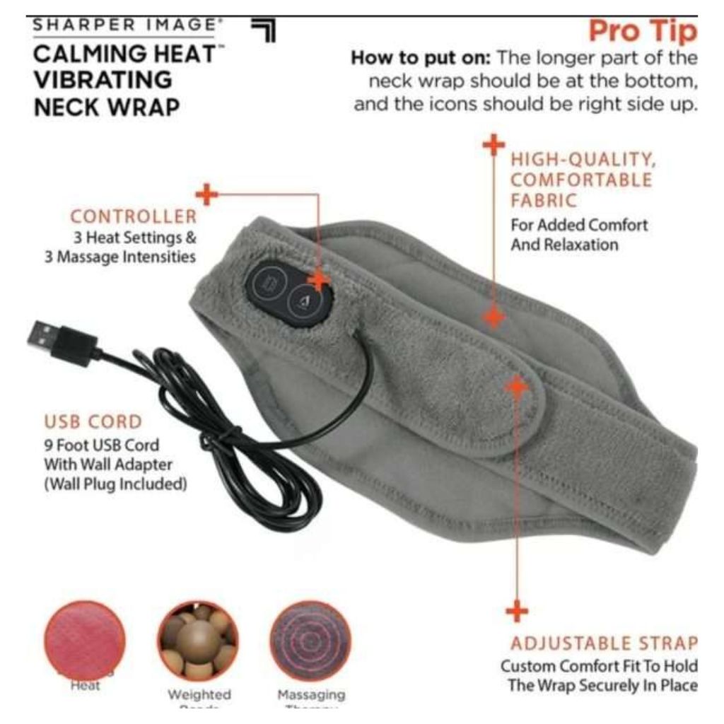 Calm Heat Massage Neck Wrap