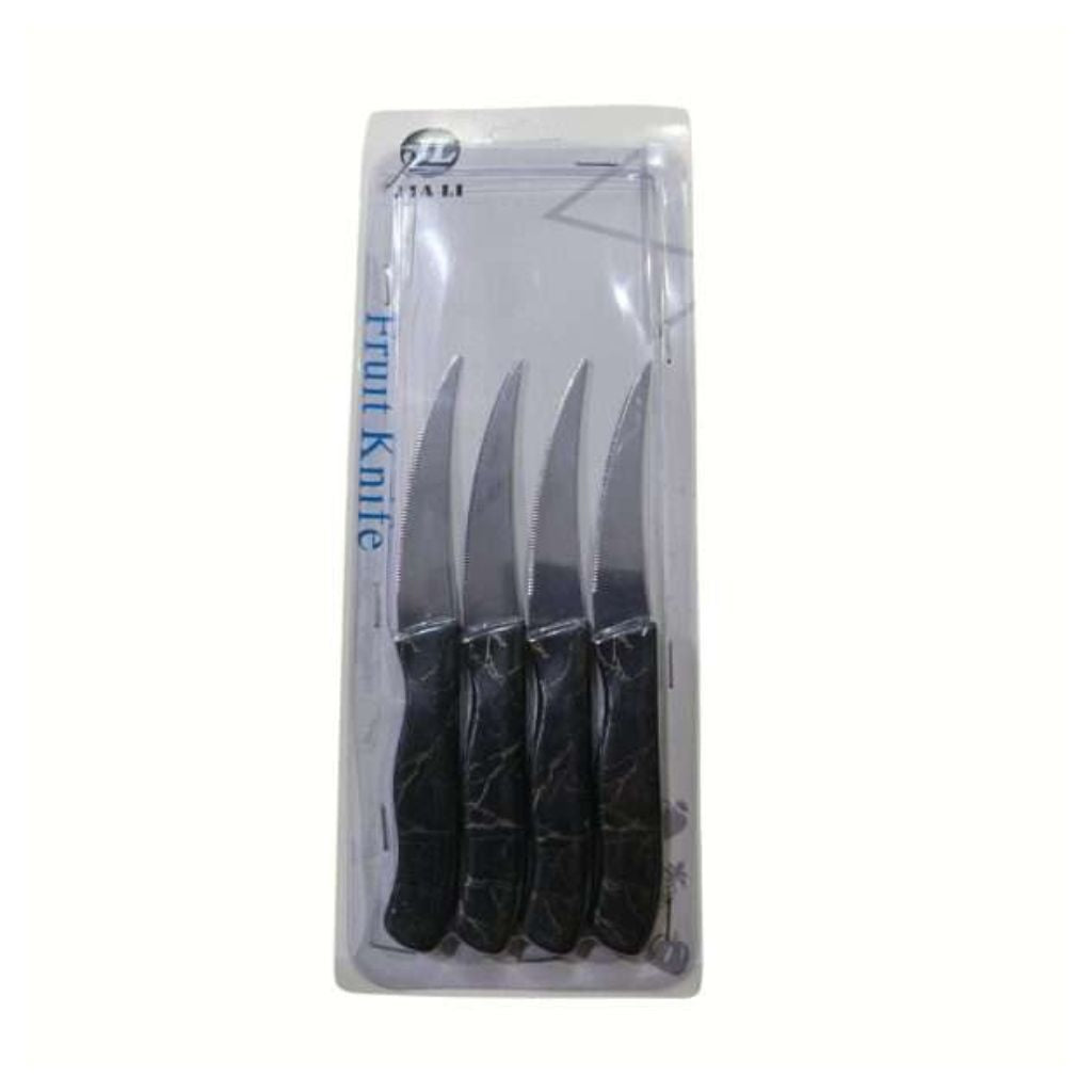 4pc Marble Fruit Knives 