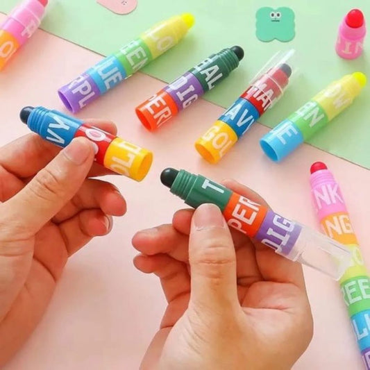 2pc Crayon Stackable Highlighter