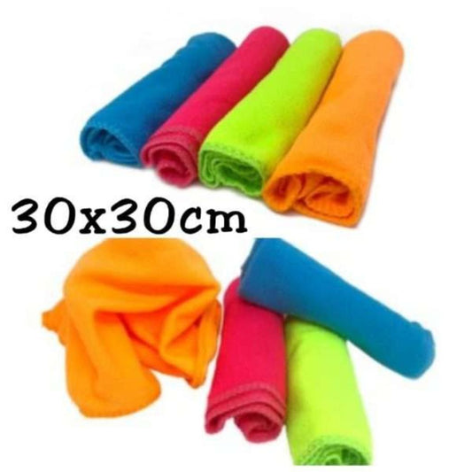 Microfibre Cleaning Cloths - 4Pc