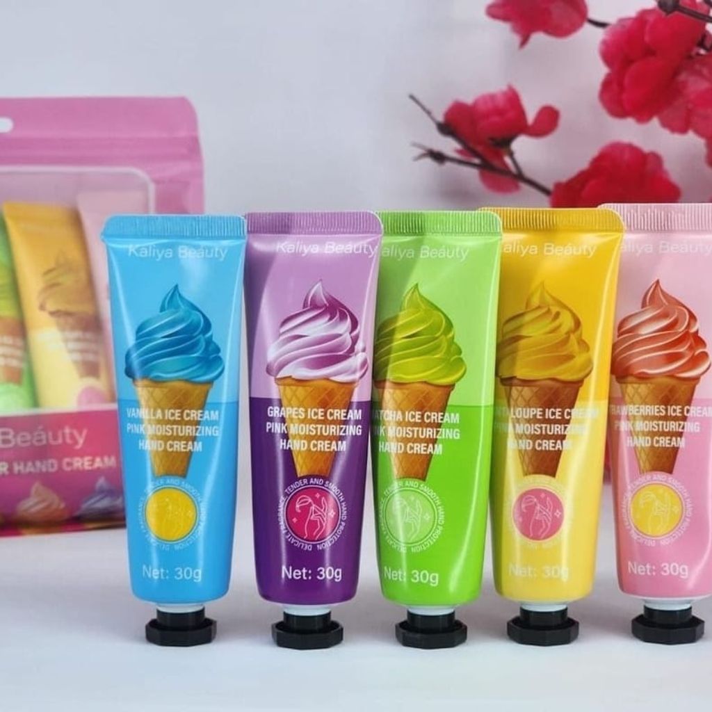 5pc Kaliya Hand Cream - Ice Cream