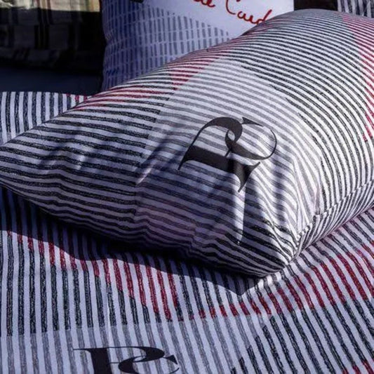 Pierre Cardin  Queen Duvet Cover- Luxe Triangle