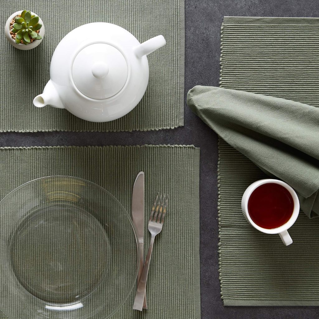 4pc Placemats Olive