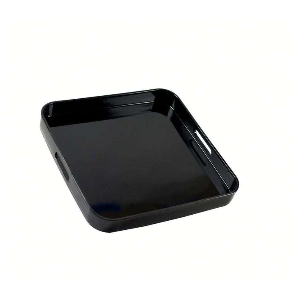 Square Serving Tray- Black