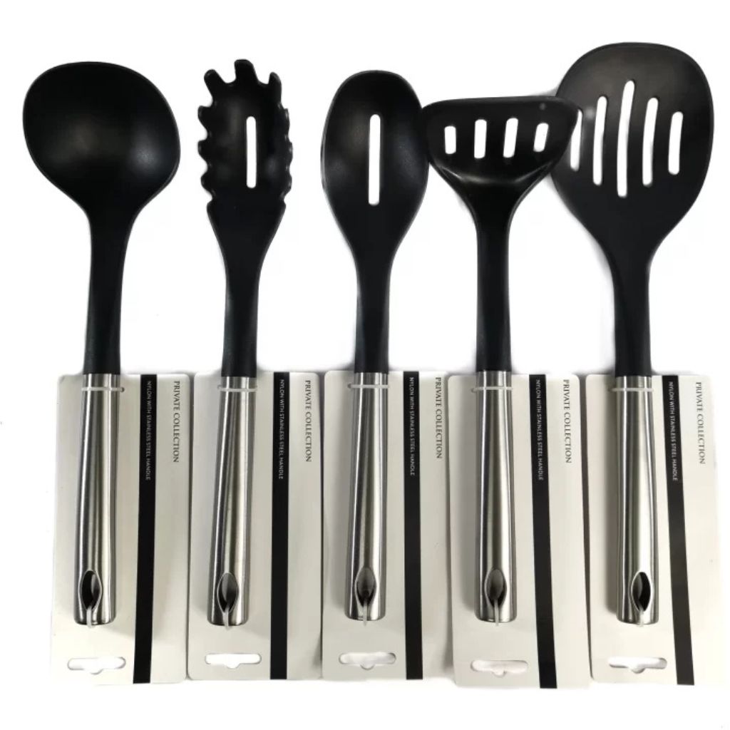 Silver Handle Heat Resistant Utensils