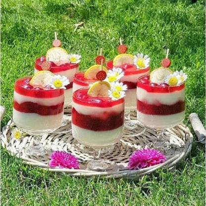 Pasabahce 3pc Tower Dessert Glasses