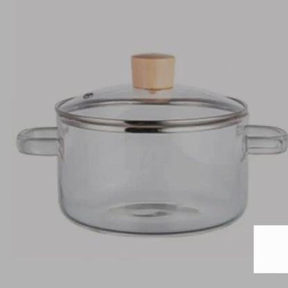 Borosilicate Glass Cooking Pot