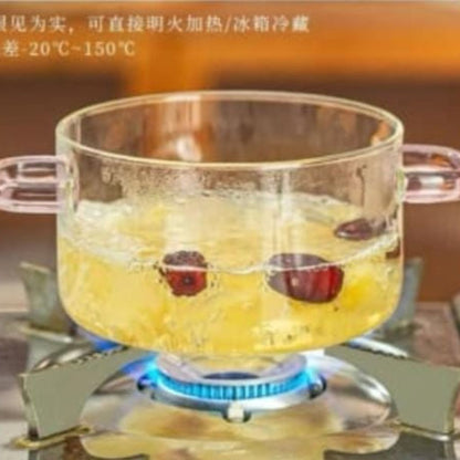 Borosilicate Glass Cooking Pot