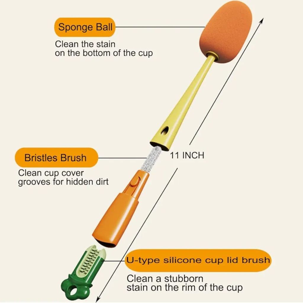 3 In 1 Cup Brush