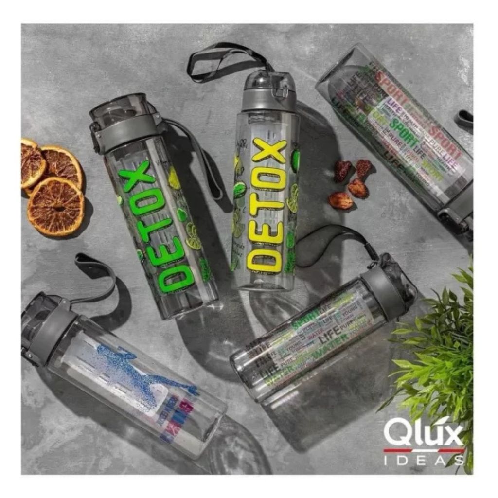 Qlux Printed Water Bottle