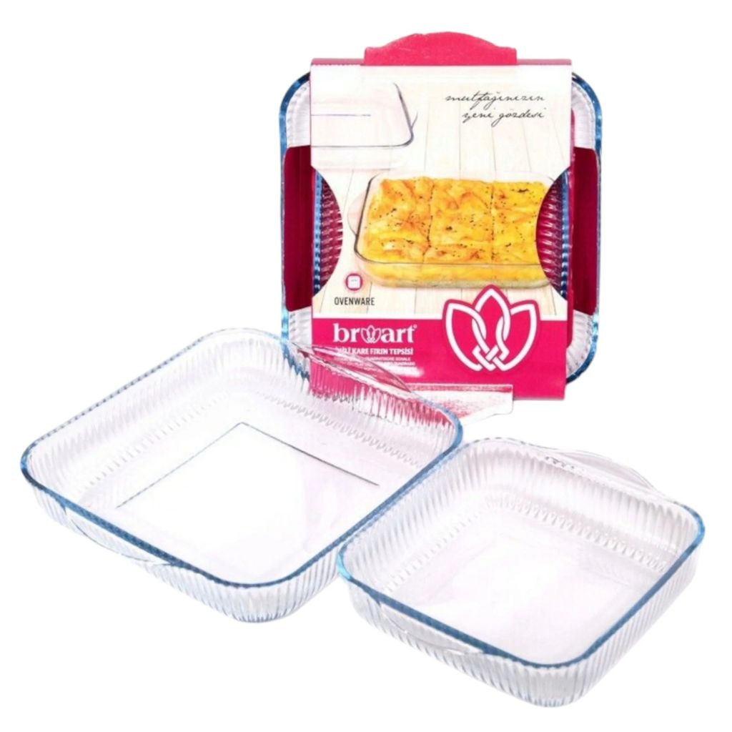 Broart 2pc Square Casserole