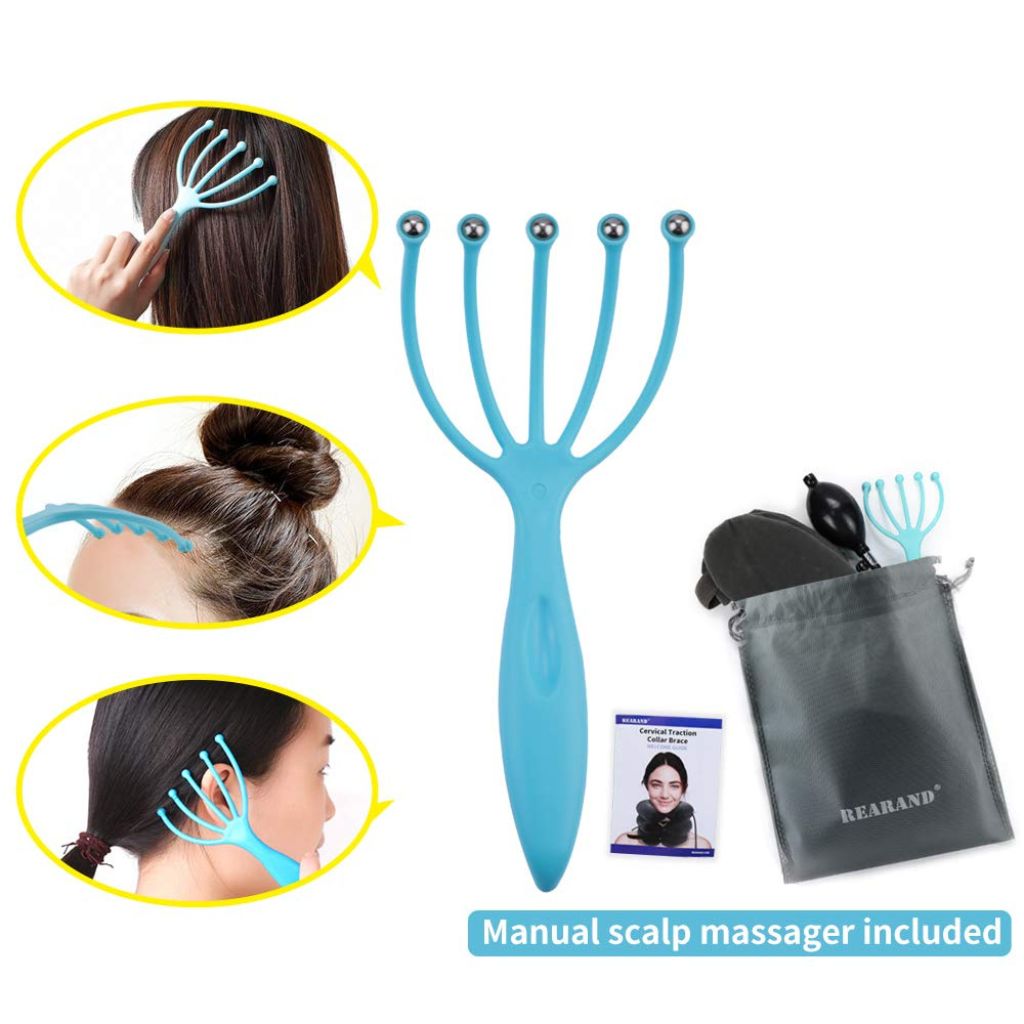 5 claw head massager