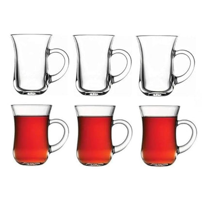 Pasabache 6pc Keyif Turkish Cup With Handle-145ml