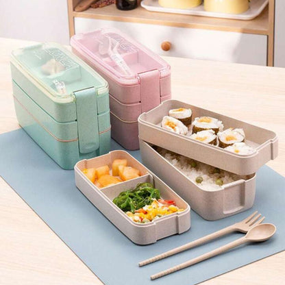 Triple Layer Bento Lunch Box